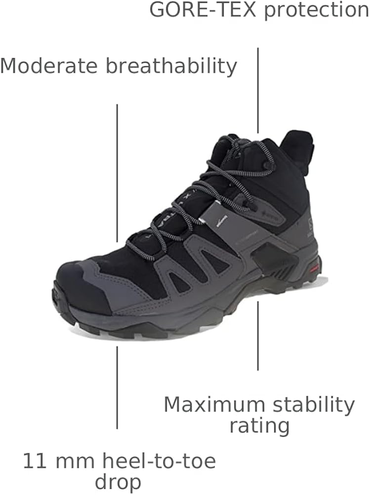 Amazon.com | Salomon X Ultra 4 Mid GTX Men's Hiking Shoes | Hiking